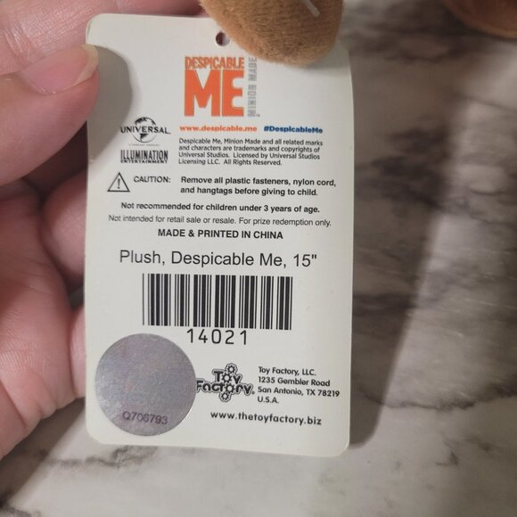 Toy Factory Despicable Me Minions 15" Plush - Picture 4 of 4